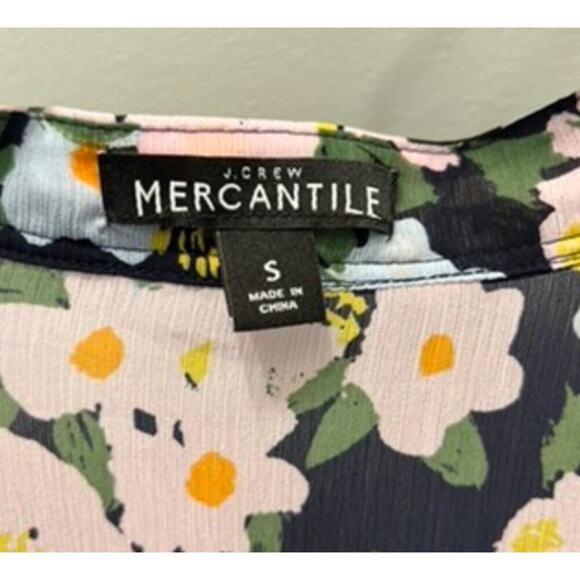 J. Crew Floral Dress with Slip - Women's Size Small - Picture 2 of 11